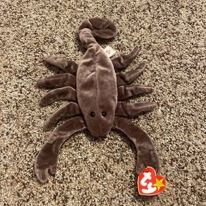 💜5/$16 💜 Rare NWT 1997 Stinger Beanie Baby!